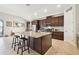 Spacious kitchen featuring a large center island and stainless steel appliances at 21837 Briske Morning Ave, Land O Lakes, FL 34637