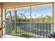 Enjoy pond views from this screened lanai, perfect for relaxing and enjoying the natural surroundings at 25050 Sandhill Blvd # 8B1, Punta Gorda, FL 33983