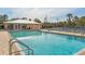 Enjoy the community pool with plenty of seating for relaxing and soaking up the sun at 25050 Sandhill Blvd # 8B1, Punta Gorda, FL 33983