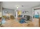 Cozy living room featuring hardwood floors and contemporary decor at 2581 61St S Ave, St Petersburg, FL 33712