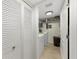 Laundry room area with a washer and dryer at 3035 Countryside Blvd # 16B, Clearwater, FL 33761