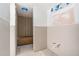 An unfinished bathroom area with visible construction, including wall frames, plumbing, and fixtures awaiting installation at 326 Moorings Cove Dr # 2B, Tarpon Springs, FL 34689
