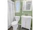 Updated bathroom with a modern vanity, new toilet, and shower with neutral accents at 3652 18Th N Ave, St Petersburg, FL 33713