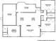 Detailed floor plan showcasing the layout of the home, including the location of rooms and dimensions at 3652 18Th N Ave, St Petersburg, FL 33713