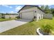 Well-kept single-story home showcasing a lush green lawn, neat landscaping, and a two-car garage at 39024 Harlow Rose Dr, Zephyrhills, FL 33540