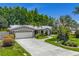 Beautiful single-story home with lush landscaping and a long driveway at 4096 38Th S St, St Petersburg, FL 33711