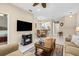 Open-concept living area seamlessly flows into the dining room and kitchen at 4103 Via Piedra Cir # 10-101, Sarasota, FL 34233