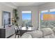 Elegant dining room with city views, stylish decor, and a modern chandelier, perfect for entertaining at 449 S 12Th St # 1004, Tampa, FL 33602