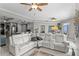 Spacious living room with a comfortable sectional sofa, open to a modern kitchen and dining area at 449 S 12Th St # 1004, Tampa, FL 33602