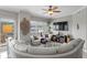 Spacious living room featuring city views, modern furnishings, and a comfortable seating area at 449 S 12Th St # 1004, Tampa, FL 33602