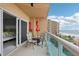 Enjoy the view from this balcony featuring outdoor seating, overlooking beach and the ocean at 880 Mandalay Ave # C513, Clearwater Beach, FL 33767