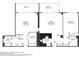 Detailed floor plan of the home showing layout of bedrooms, kitchen, and living spaces at 880 Mandalay Ave # C513, Clearwater Beach, FL 33767