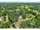 An aerial view of a home surrounded by lush greenery, showcasing its serene and secluded setting at 9448 Mcintyre Rd, Brooksville, FL 34601