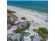 Stunning aerial view of the beachfront home with private pool and easy access to the beach at 960 Gulf Blvd # 5, Indian Rocks Beach, FL 33785