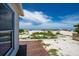 View from the porch of the beach, perfect for relaxing and enjoying the coastal scenery at 960 Gulf Blvd # 5, Indian Rocks Beach, FL 33785