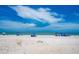 Beautiful beach view with clear blue skies perfect for relaxation and recreation at 960 Gulf Blvd # 5, Indian Rocks Beach, FL 33785