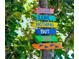 A colorful sign reminds visitors to leave nothing but their footprints on the beach at 960 Gulf Blvd # 5, Indian Rocks Beach, FL 33785