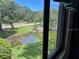 Scenic view of pond and lush green landscape at 140 Nina Way, Oldsmar, FL 34677