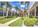Exterior common area with lush landscaping at 2001 E 2Nd Ave # 12, Tampa, FL 33605