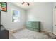 Empty bedroom with modern furnishings and a bright window for lots of natural light at 247 Winthrop Dr, Spring Hill, FL 34609