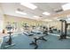 A bright community gym with fitness equipment, including treadmills and stationary bikes, promotes an active lifestyle at 2850 Somerset Park Dr # 203, Tampa, FL 33613