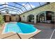Stunning screened-in pool area with beautiful brickwork and plenty of space for relaxation and enjoyment at 3772 Woodridge Pl, Palm Harbor, FL 34684