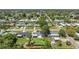 Neighborhood aerial view showing well-manicured lawns and tree coverage at 5514 7Th N Ave, St Petersburg, FL 33710