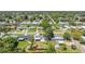 Aerial view of neighborhood featuring tree-lined streets and well-maintained homes at 5514 7Th N Ave, St Petersburg, FL 33710