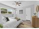 Bedroom featuring a large window and modern design at 5514 7Th N Ave, St Petersburg, FL 33710