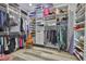 Large closet offers custom shelving and ample room for storage and organization at 5710 Tortoise Pl, Apollo Beach, FL 33572