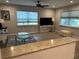 Comfortable living room with modern furniture and laminate flooring at 7651 46Th N Way, Pinellas Park, FL 33781