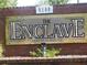 Community sign reads The Enclave At St. Petersburg at 9100 Dr Martin Luther King Jr N St # 303, St Petersburg, FL 33702