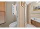 Luxurious bathroom features a soaking tub, walk-in shower, and decorative elements, exuding elegance and comfort at 9220 Hidden Water Cir, Riverview, FL 33578