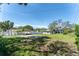 A vacant lot with a boat parked in the backyard at 11996 117Th St, Seminole, FL 33778