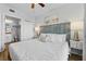 Bright bedroom with a spacious closet and adjoining bathroom at 12000 Gulf Blvd # 506N, Treasure Island, FL 33706