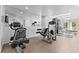 Fully-equipped gym with cardio machines and weight training equipment at 12000 Gulf Blvd # 506N, Treasure Island, FL 33706