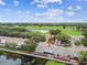 Beautiful aerial view of condo on golf course with waterfront canal access at 1508 Adams E Cir, Largo, FL 33771