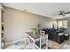Open dining area with great natural light and views of the living room at 1508 Adams E Cir, Largo, FL 33771
