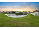Pond view featuring the surrounding community at 1821 Hawks View Dr, Ruskin, FL 33570