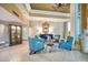 Inviting lobby with comfortable seating, elegant decor, and plenty of natural light at 2 Seaside Ln # 203, Belleair, FL 33756