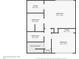 Detailed floor plan showcases the layout of the second floor, including bedrooms, bathrooms, and closets at 2078 Sunset Point Rd # 83, Clearwater, FL 33765