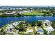 Breathtaking aerial view showcasing the property's prime location, waterfront access, and beautiful surroundings at 2205 N Riverside Dr, Tampa, FL 33602