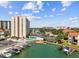 Waterfront condo community with docks and pool provides boat access and a relaxing atmosphere by the water at 255 Dolphin Pt # 207, Clearwater Beach, FL 33767