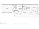 First floor plan featuring the kitchen, dining room, Gathering room, garage, and primary bedroom at 3029 Brookfield Ln, Clearwater, FL 33761