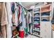 Spacious walk-in closet featuring shelving and plenty of storage options at 3029 Brookfield Ln, Clearwater, FL 33761