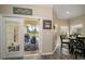 Breakfast nook adjacent to lanai provides lovely views and seating for four at 3137 Banyan Hill Ln, Land O Lakes, FL 34639
