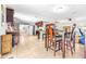 Bright and airy kitchen area with dining table at 35836 Lakeshore Dr, Dade City, FL 33525