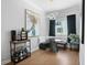 Chic dining area with a round table, stylish seating, wet bar, and modern lighting at 4515 W North A St # 6, Tampa, FL 33609