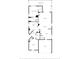 Detailed floor plan showcasing the layout of the home including the primary bedroom, bathrooms, and living spaces at 5131 Gato Del Sol Cir, Wesley Chapel, FL 33544