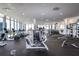 Modern fitness center with a variety of equipment, large windows, and plenty of space at 777 3Rd N Ave # 1503, St Petersburg, FL 33701